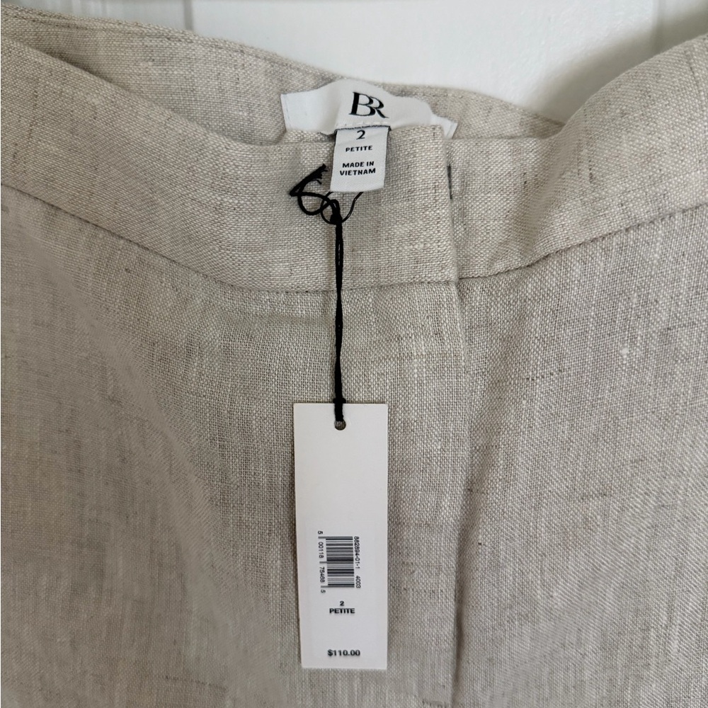 NWT Banana Republic cropped linen pants